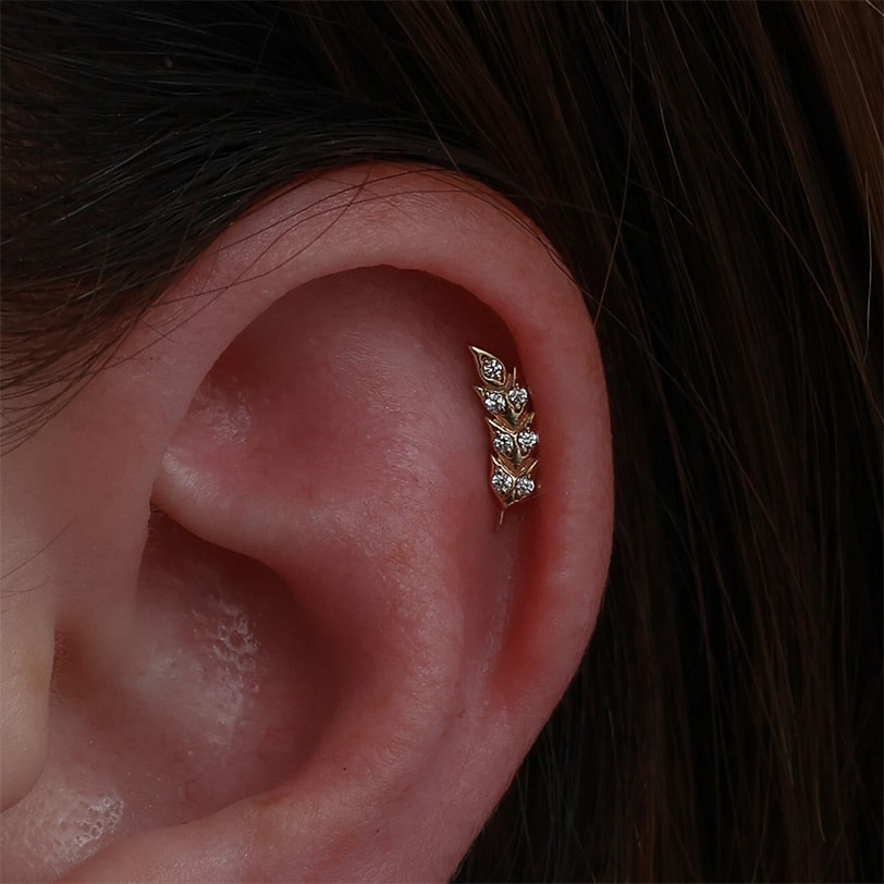 Helix-Piercing-with-Delicate-Gem-Feather