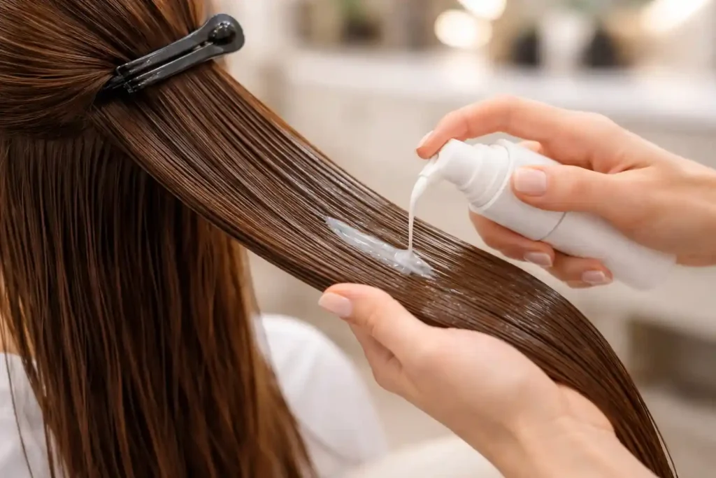 Hydrating serum for shiny hair